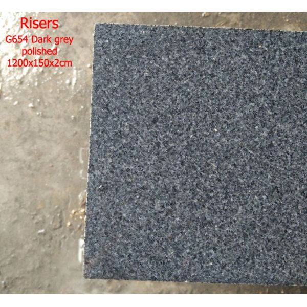 China natural stone Padang Grey, Dark Grey granite G654 cheap granite stairs,high Polished Step&Riser