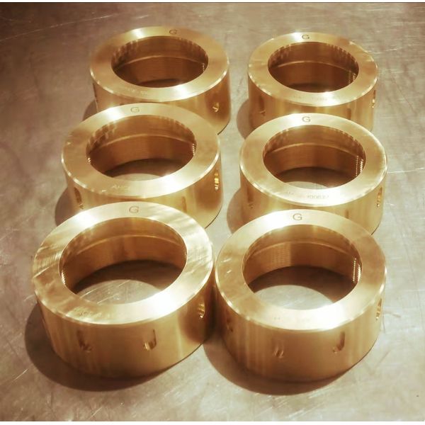 ZSE110 Aluminium Bronze Distance Rings Extruder Machine Parts