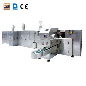 117 Baking Plates Cone Biscuit Making Machine Automatic Operation