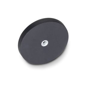 Round Base Pot Magnet with Rubber Cover