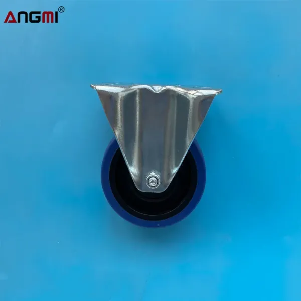 Buy Top Plate Mount Industrial Caster Wheels Black Temperature Range -20 To 180 Degree Celsius at wholesale prices