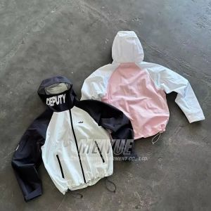 Clothing Manufacturers Custom Windbreaker Zip up Waterproof Lightweight Mock