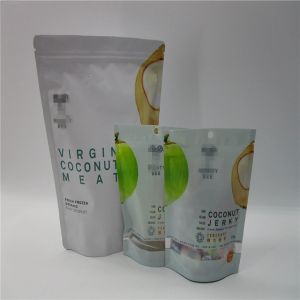 Transparent Window Plastic Pouches Packaging For Coconut Sugar Sachet