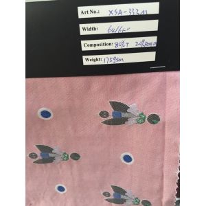 Quality polyester/rayon jacquard woven fabric yarn dyed for sale