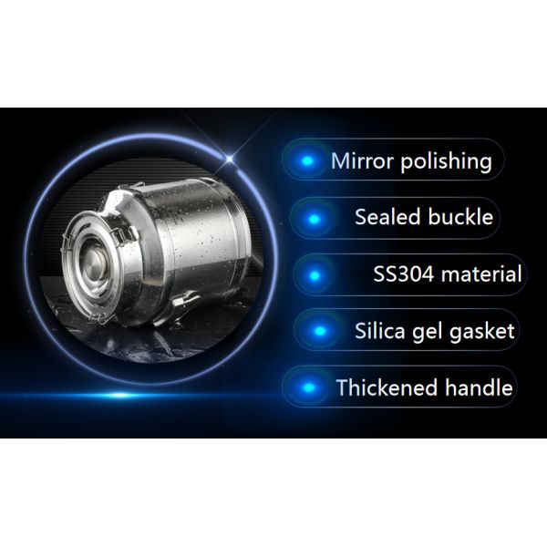 50 Liters Stainless Steel Tea Can Peanut Edible Oil Milk Cans With Sealed Lid