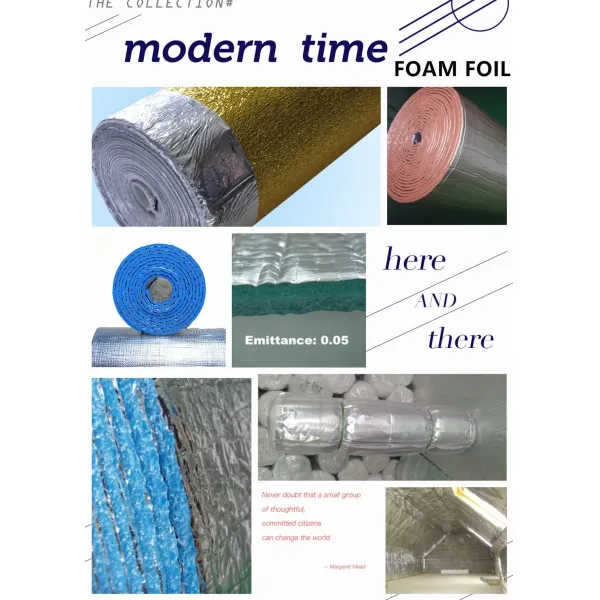 Basic Customization Aislante Termico Heat Barrier Aluminum Foil EPE / XPE Foam Board Roof Heat Insulation Material for House Ronsulation
