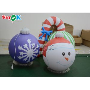 Waterproof Blow Up Ornaments Pvc Inflatable Decorated Balloon