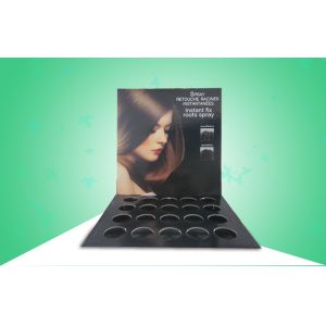 Glossy CMKY Printing Cardboard Countertop Displays For Displaying Haircare