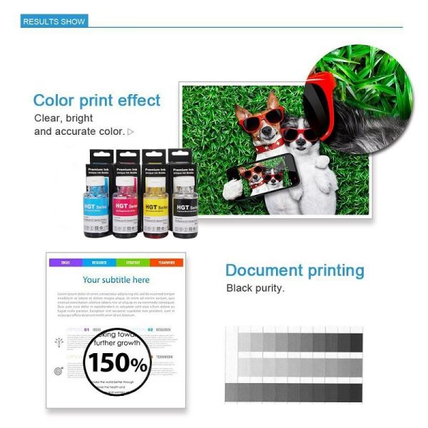 70ml 4-Color Refill Ink Refill , HGT52 For HP Ink Cartridge General Water Based