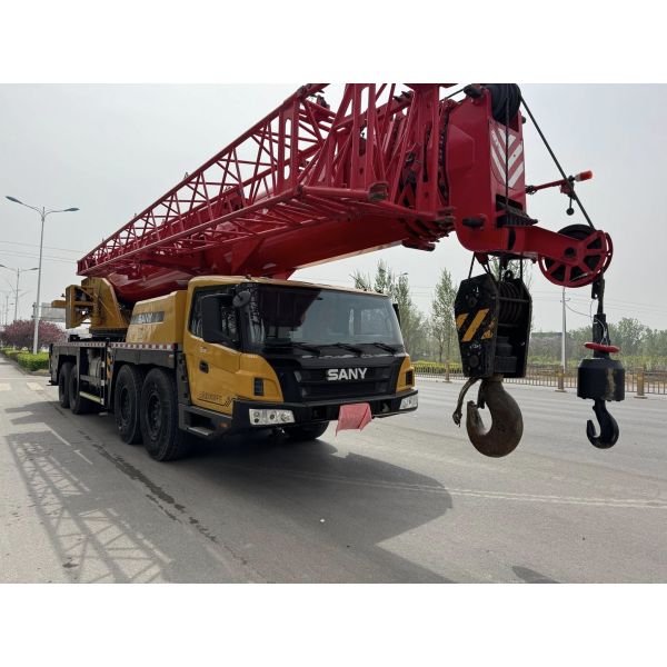 Officially Certified Used 2021 Sany STC800T6 Truck Crane With Weichai Chassis
