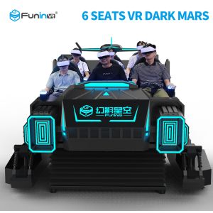 Attractive 6 Seats VR Cinema Theater 6 Seats 9D VR Simulator Dark Mars