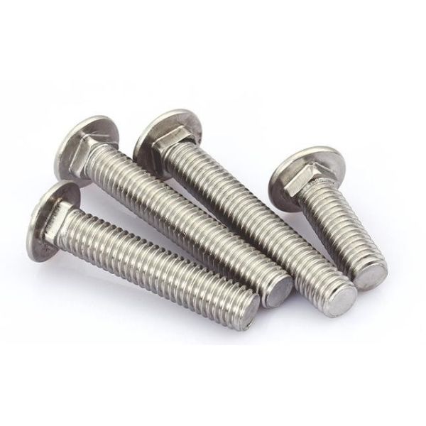 Long Galvanized Carriage Bolts Q235 Steel Material Zinc Plated Surface Various