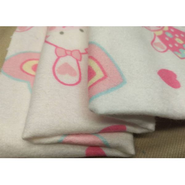 Cartoon Animal Print Cotton Flannel Cloth 20*10 Single Sided Brush