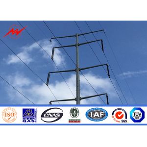 China Q235 Hot Dip Galvanized Pole For Electrical Transmission on sale