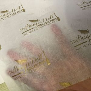 Gold Foil Printable 28g A4 Gift Wrap Tissue Paper