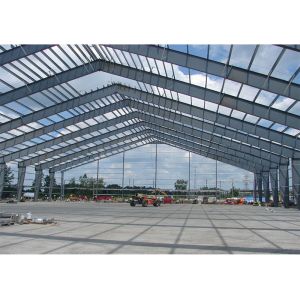 H Section Prefabricated Steel Building / Prefab Steel Structure Warehouse Anti