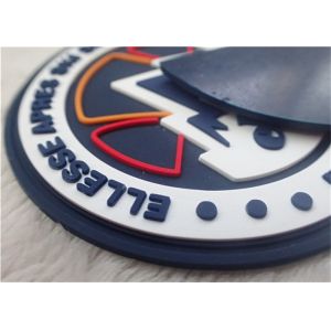 Professional Custom Round Silicon Patches For Clothing Eco - Friendly