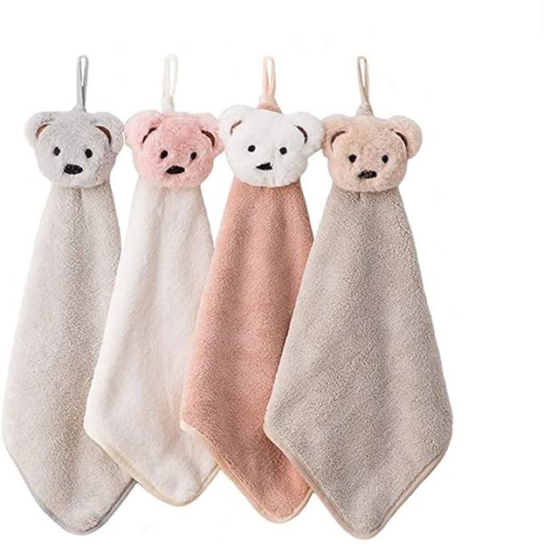 Buy 21cmx40cm Hanging Hand Kids Microfiber Towel at wholesale prices