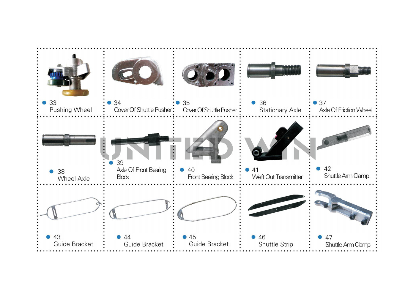 Big 6 Shuttle Circular Loom Spares 2200x6/1350x6