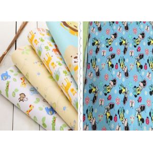 Plain Combed 20*10 40*42 150gsm Flannel Print Fabric