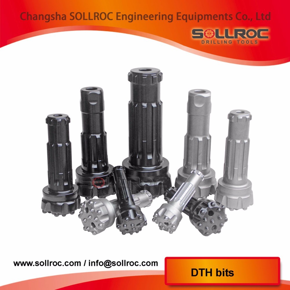 6 Inch DTH Drill Bit with Heat Treatment for Geothermal Drilling and Civil
