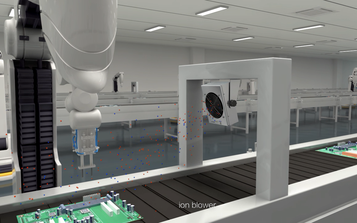 AP-DJ1802 Electrostatic Ionizing Air Blower Remove Static Blowers