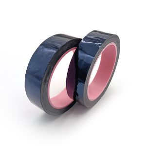 Bright Black Acrylic Adhesive Tape 2.12mil Esd Packaging Tape