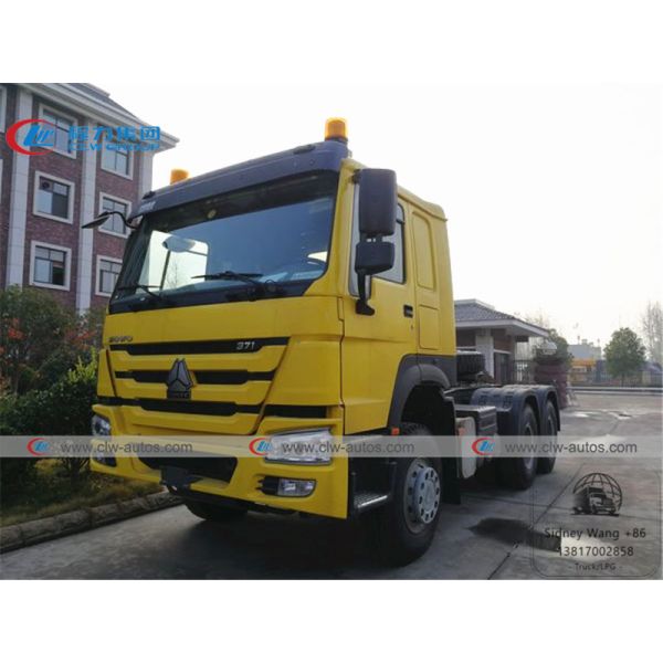 Buy Sinotruk Howo 6x4 371HP Tractor Head Prime Mover Truck at wholesale prices