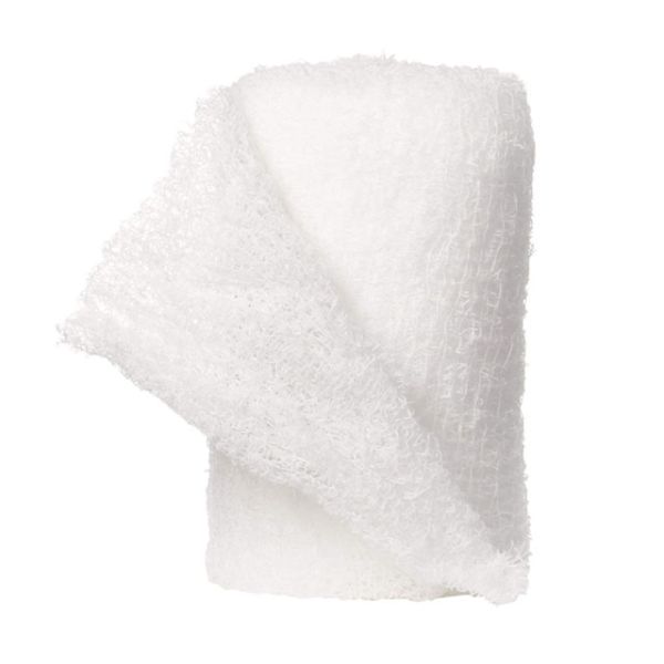 Compress gauze crinkle cotton fluff bandage roll