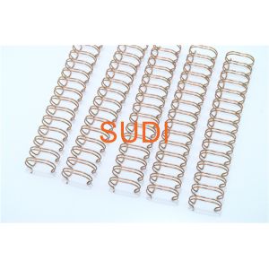 Bronzing 320 Sheets Of 38 Mm Rose Wire O Bindings For Notebook Calendar