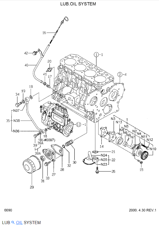 129407-32000 129001-32001 Oil Pump HYUNDAI Excavator Spare Parts Fit For HSL610
