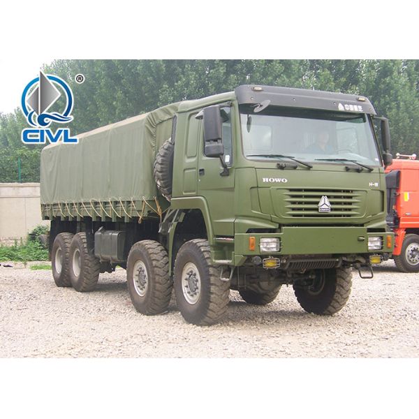 Hot Sale SINOTRUK HOWO 8x8 AWD Cargo Truck engine 450hp euro II