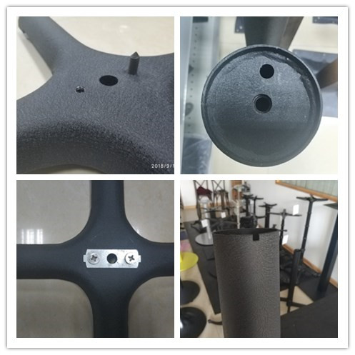 1100 Custom Cross Table Base Metal Table Legs Garden Furniture Powder Coated