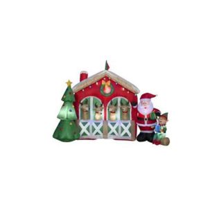 Giant Custom Advertising Inflatables Waterproof Oxford Cloth Christmas House