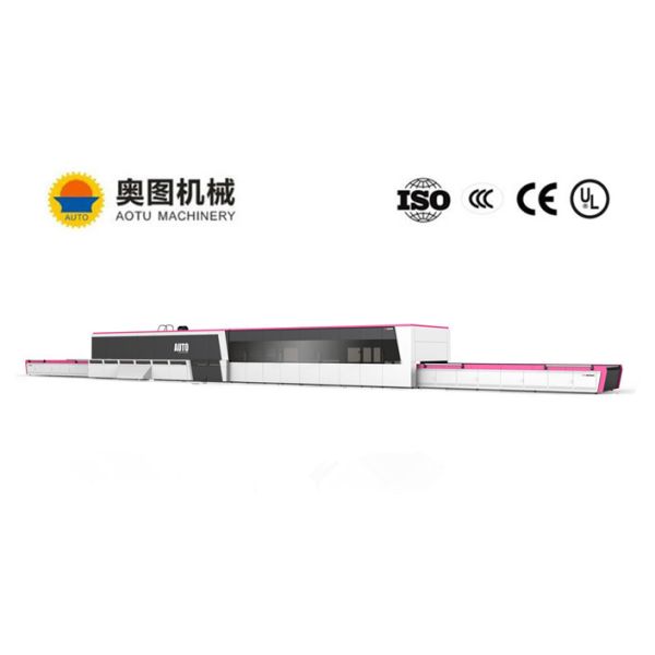 Buy Radiation Flat Glass Tempering Furnace / Horizontal Tempering Glass Oven at wholesale prices