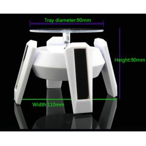 ABS Advertising Solar Display Stand Tray 90mm With 360° Rotation