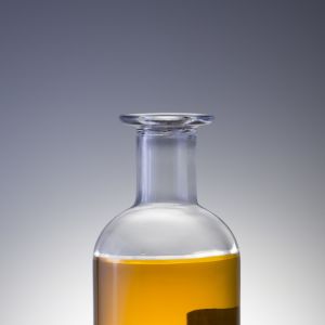 Smooth Transparent Glass Empty Bottle 1 Liter Vodka Bottles Customizable and