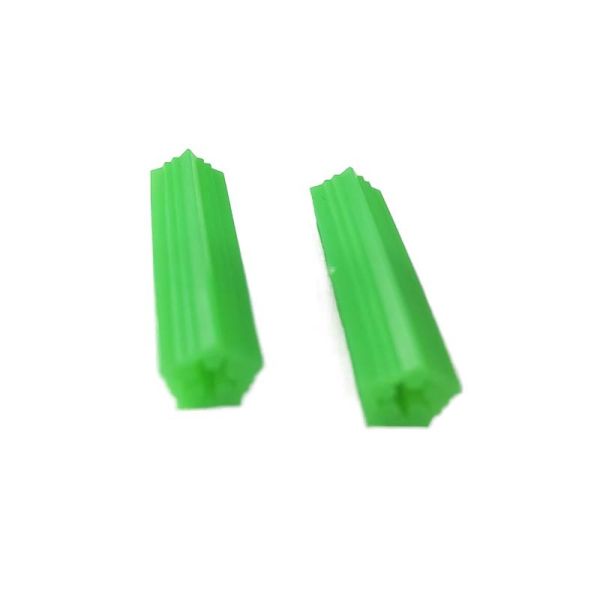 Buy 12mm Plastic Plug Anchors Green Impact Resistance at wholesale prices
