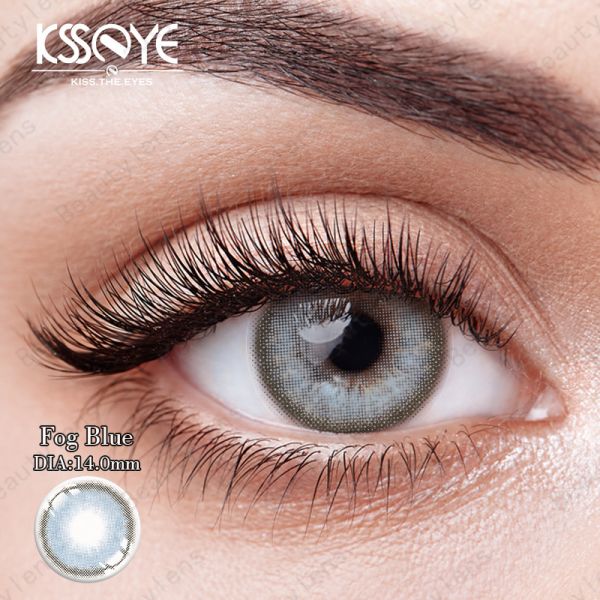 OEM Colored Prescription Contact Lens Freshlady Blue Color Contacts Lenses
