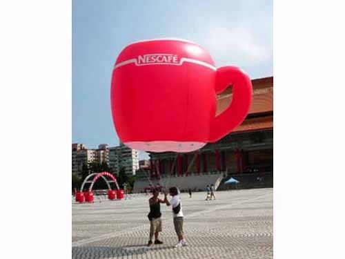 Buy Giant cup inflatable decoration helium balloon at wholesale prices