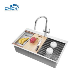 30x22x10cm Hot Sale Single Bowl Handmade House Kitchen Sinks Cheap Stainless