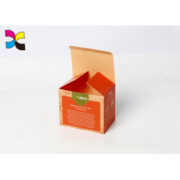 Tea Ball Personalised Packaging Boxes , Delicate Bar Code Sticker Product Box Printing