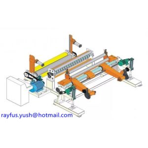 Automatic Paper Pipe Making Machine / Jumbo Roll Slitter Rewinder Industrial