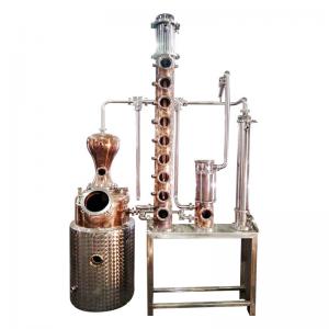 China Customizable Capacity Distillation GHO Stainless Steel and Copper Home Moonshine Distiller on sale