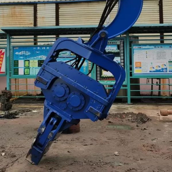 3000rpm Mining Excavator Vibro Hammer Mounted 30 Ton Alloy Steel