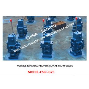 MANUAL PROPORTIONAL COMPOSITE VALVE CSBF-M-G25 FOR WINDLASS AND MANUAL
