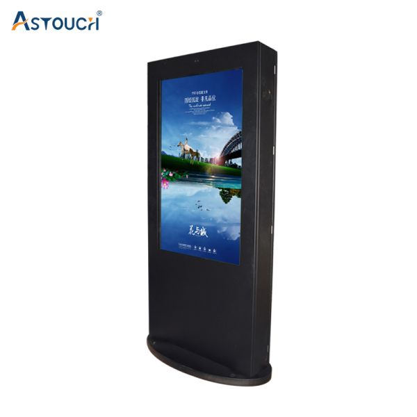 Outdoor Business Digital Signage Totem 49 Inch Waterproof For Advertising