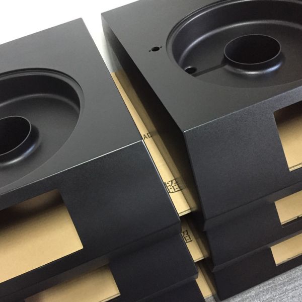 Buy Medical Device Reaction Injection Molded Parts With Texture Black Painting at wholesale prices