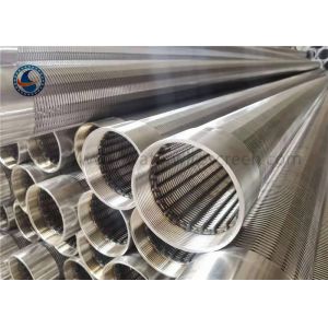 Quality Stainless Steel Johnson Tube Slot 60 80 Water Wire Screen for sale