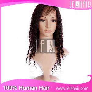 China Factory price brazilian virgin remy hair curly full lace wig on sale